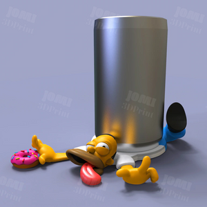Homer Coaster 3D Prints STL File