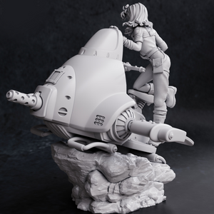 Bulma from Drago Ball 3D Print - STL file