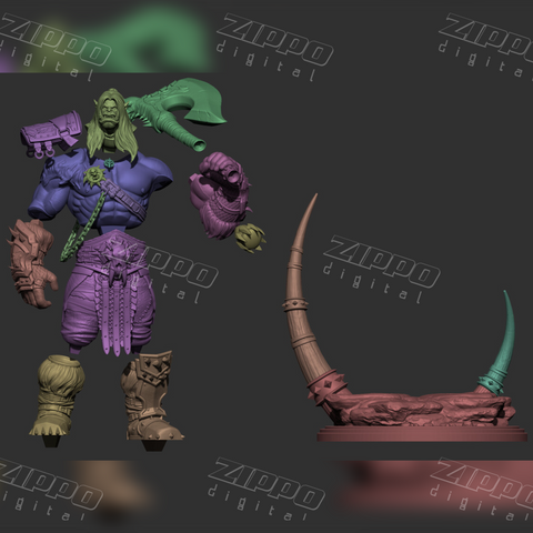 Grommash Hellscream 3D Print - STL file
