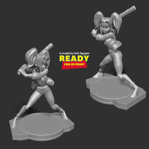 Harley Quinn Baseball Player