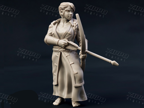 Halfling Militia Archer 3D Print - STL file