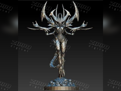 Diablo Staue 3D Print - STL file