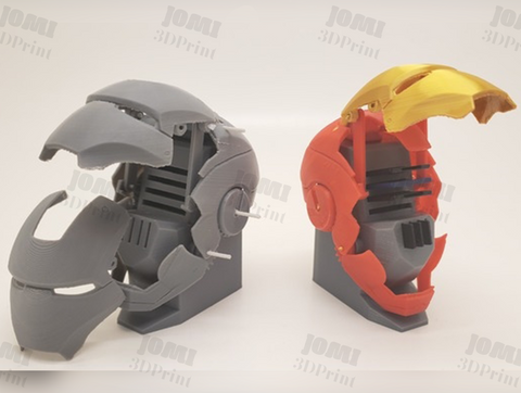 Mechanical Iron Man Helm 3D Prints STL File