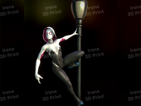 Spider Gwen Lampost