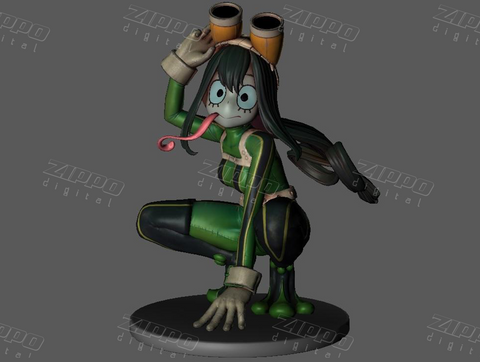 Asui Tsuyu 3D Print - STL file