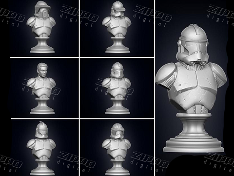 Clone Troopers 3D Print - STL file