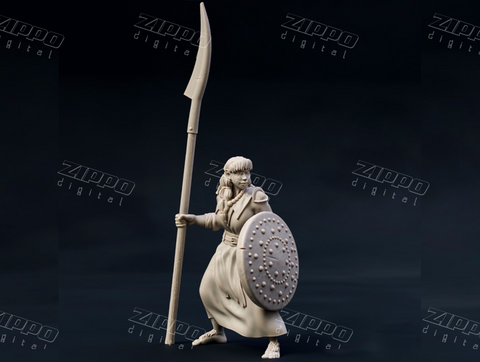 Halfling Militia Fighter 3D Print - STL file
