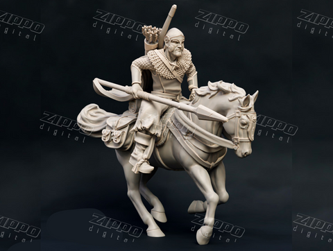 Ranger with Spear Mounted 3D Print - STL file