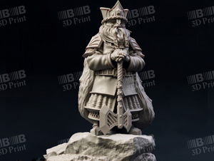 Dwarven King 3D Prints STL File