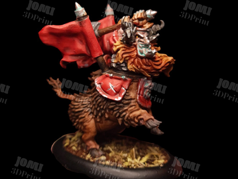 Boar centaur champion 3D Prints STL File