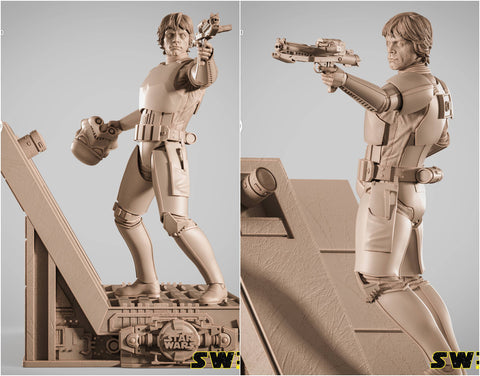 SW3D - Luke Stormtrooper Sculpture