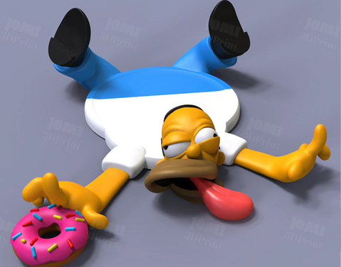 Homer Coaster 3D Prints STL File