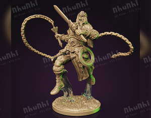 Belmor The Demon Hunter - Idle and Action Pose