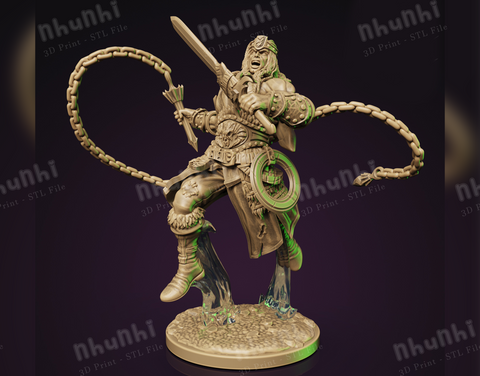 Belmor The Demon Hunter - Idle and Action Pose