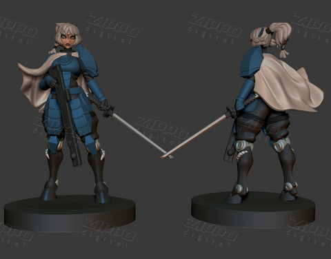 Greater Good Anime Figurine Based On Robot Jones Concept September 2021 3D Print - STL file