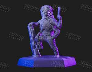 Cyberpug 3D Print - STL file