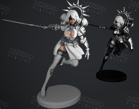 Nier space nun anime figurine 3D Print - STL file