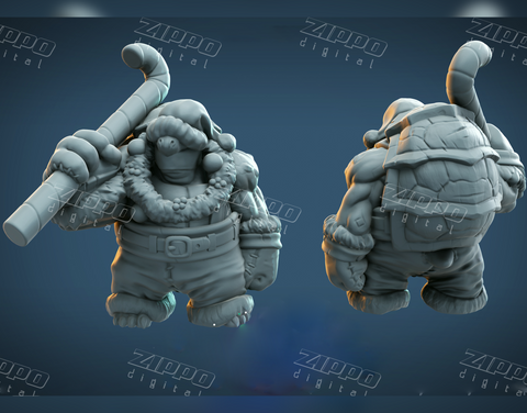 Festive Tortle 3D Print - STL file