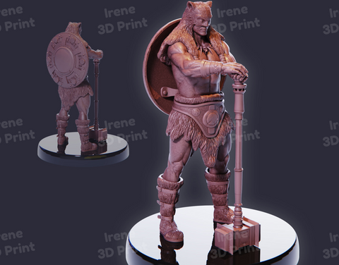 722 - Barbarian Champion Hammer (Medium)