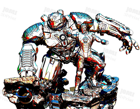 Hulkbuster and IronMan Print 3D Prints STL File