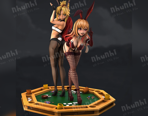 Azerama - Bunny Girls, Marin and Mordred
