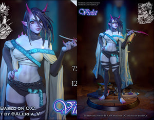Ronin Art Workshop Violet Pose 2.75mm and 120mm