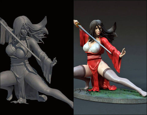 Exclusive3dprints - mulan + nfsw