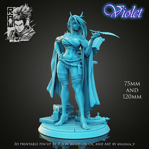 Ronin Art Workshop Violet Pose 2.75mm and 120mm
