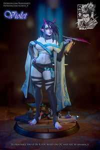 Ronin Art Workshop Violet Pose 2.75mm and 120mm