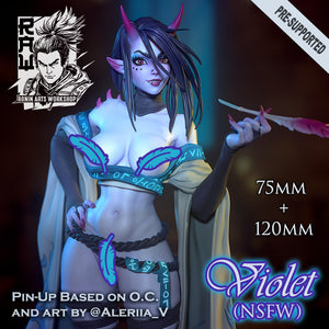 Ronin Art Workshop Violet Pose 2.75mm and 120mm