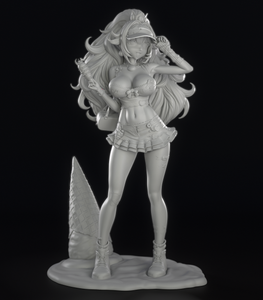 Inari Figure Princess Peach Pink Ice Cream Mario Bros