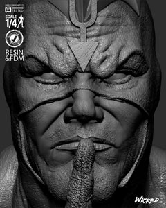 Wicked Black Bolt Portrait Bust