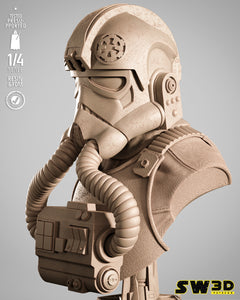 SW3D Elite Tie Fighter Portrait Bust