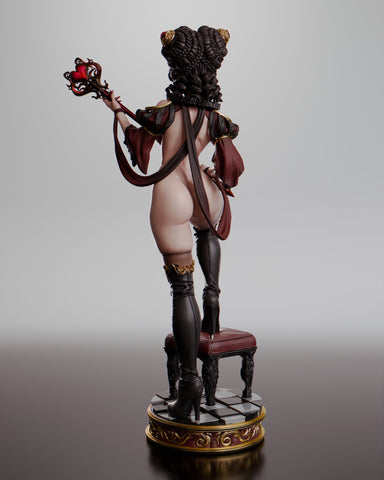 Queen of Hearts 3D Print - STL file - 3D Print STL File for Resin Printer