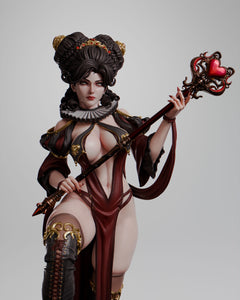 Queen of Hearts 3D Print - STL file - 3D Print STL File for Resin Printer