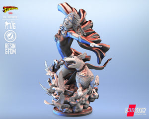 Supergirl e Krypto - B3DSERK 3D Print - STL file - 3D Print STL File for Resin Printer
