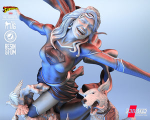 Supergirl e Krypto - B3DSERK 3D Print - STL file - 3D Print STL File for Resin Printer