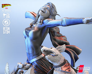 Supergirl e Krypto - B3DSERK 3D Print - STL file - 3D Print STL File for Resin Printer