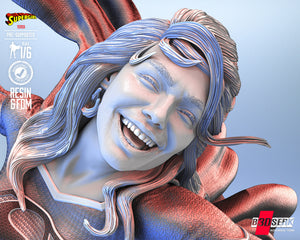 Supergirl e Krypto - B3DSERK 3D Print - STL file - 3D Print STL File for Resin Printer