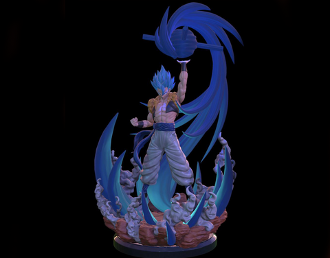 Gogeta Blue 3D Print - STL file