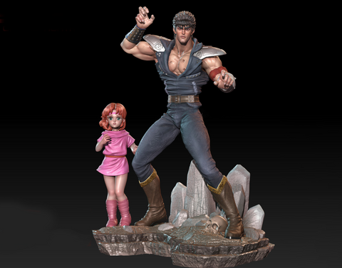 Kenshiro and Lynn 3D Print - STL file