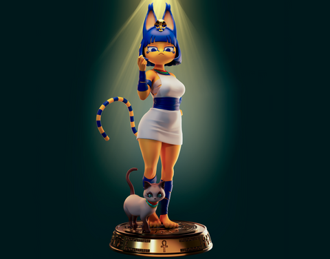 Ankha Animal Crossing 3D Print - STL file