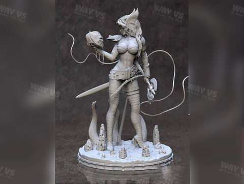 Evil Queen V 0.2 Washed 3D Prints STL File