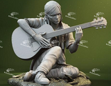 Ellie with Guitar 3D Prints STL File