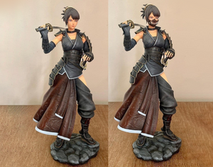 Samurai Girl 3D Print - STL file