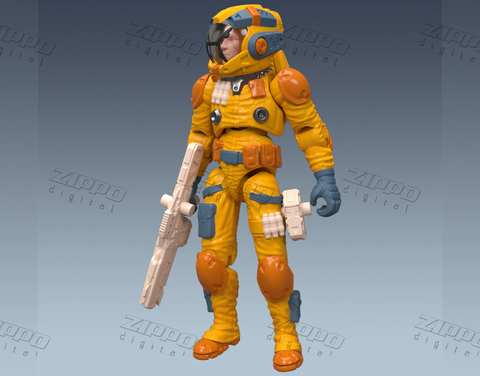 Teccotoys Hazmat suit and Drone 3D Print - STL file