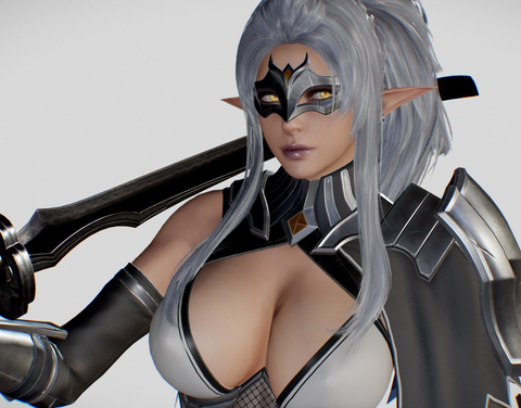 Dark Elf Blader 3D Print - STL file