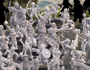 Halfling Company and Friends December 2023 3D Print - STL file