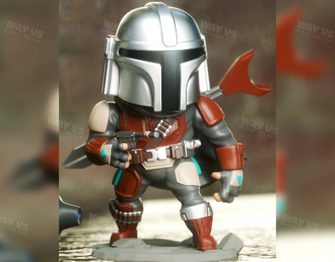 Mandalorian Chibi 3D Prints STL