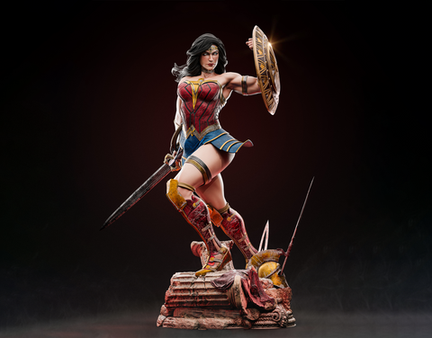 Wonder Woman 3D Print - STL file
